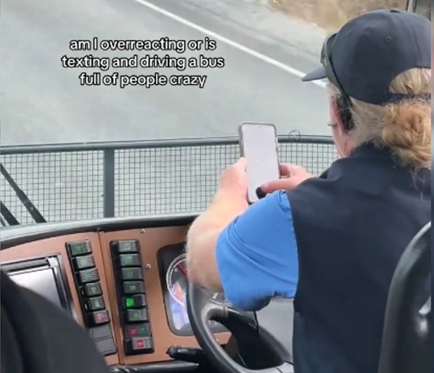 using phone while driving is not safe